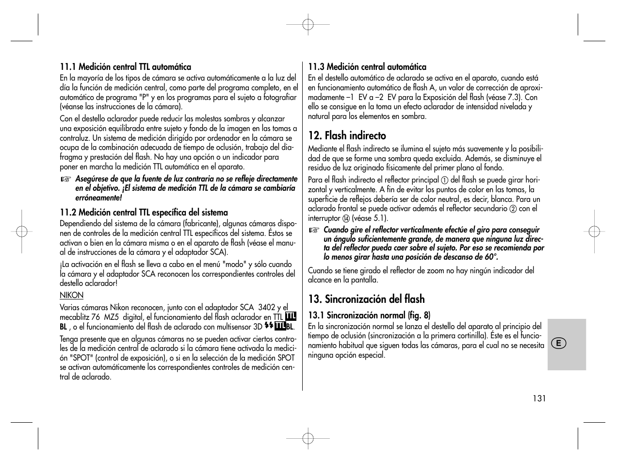 Metz MECABLITZ 76 MZ-5 digital User Manual | Page 131 / 146