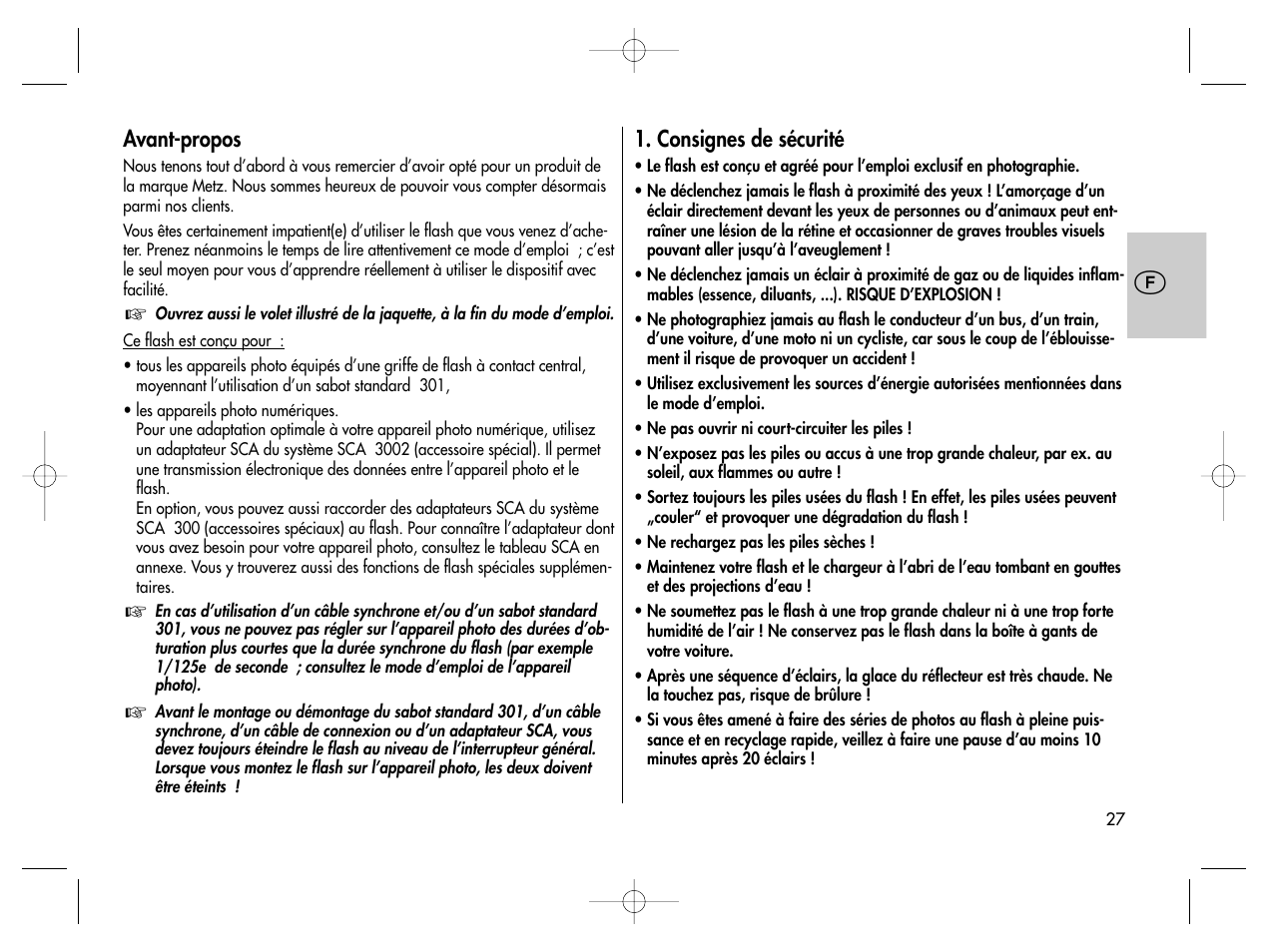 Metz MECABLITZ 76 MZ-5 digital User Manual | Page 27 / 146