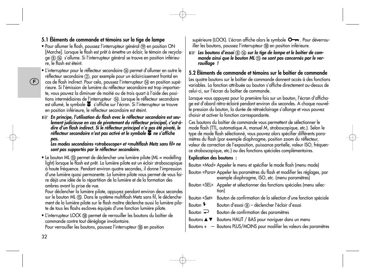 Metz MECABLITZ 76 MZ-5 digital User Manual | Page 32 / 146