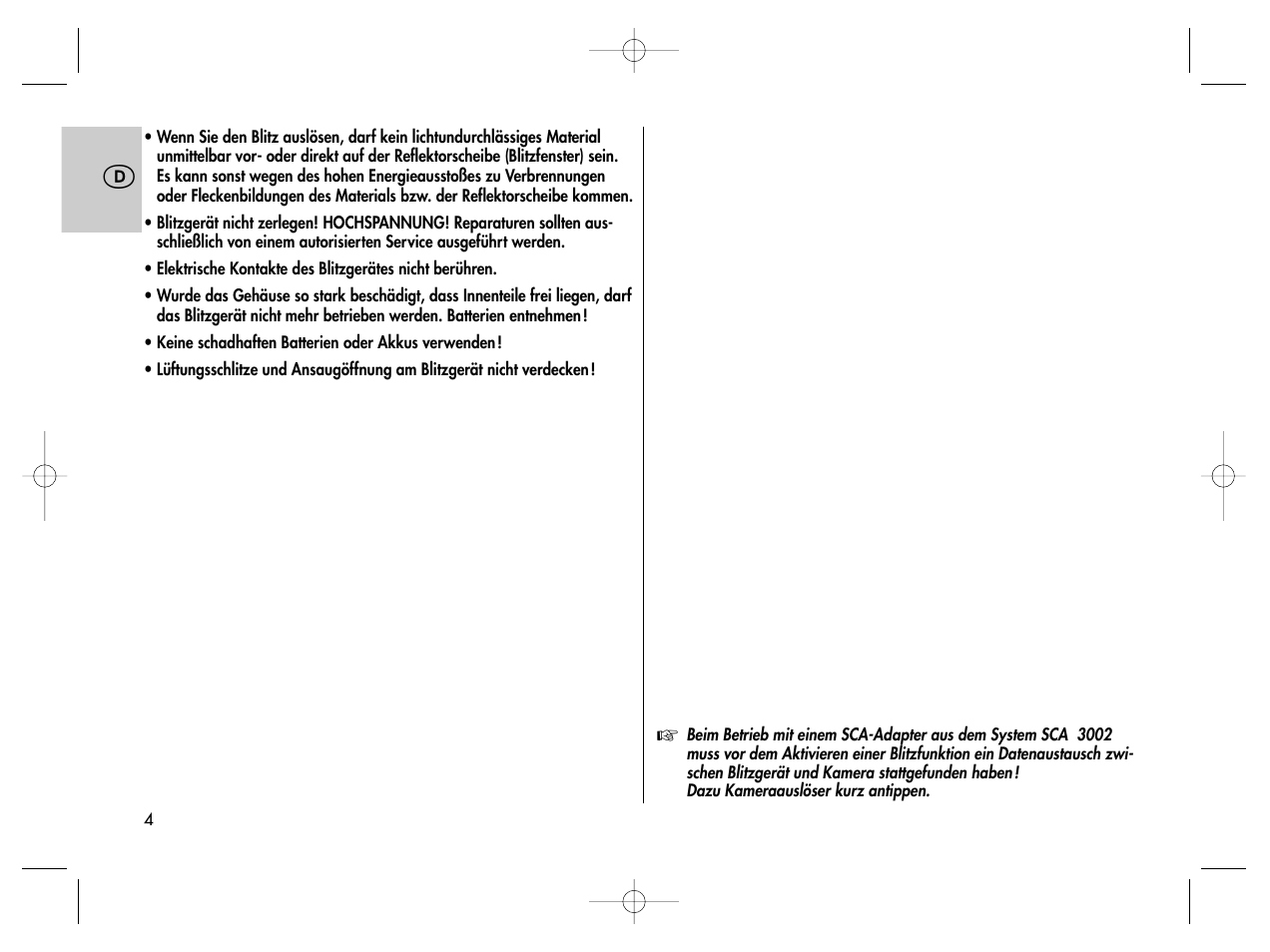 Metz MECABLITZ 76 MZ-5 digital User Manual | Page 4 / 146