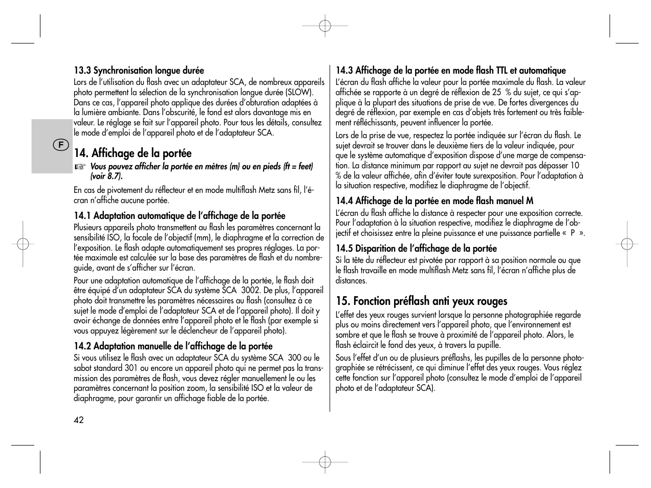 Metz MECABLITZ 76 MZ-5 digital User Manual | Page 42 / 146
