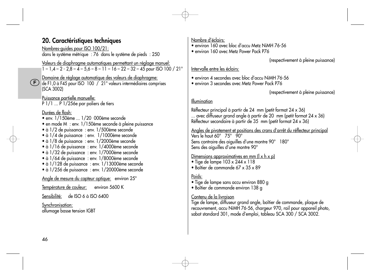 Metz MECABLITZ 76 MZ-5 digital User Manual | Page 46 / 146