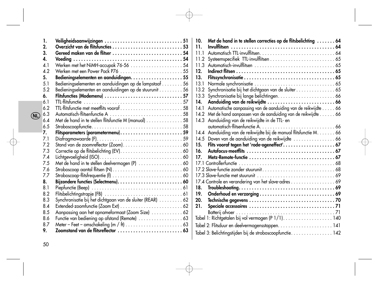 Metz MECABLITZ 76 MZ-5 digital User Manual | Page 50 / 146