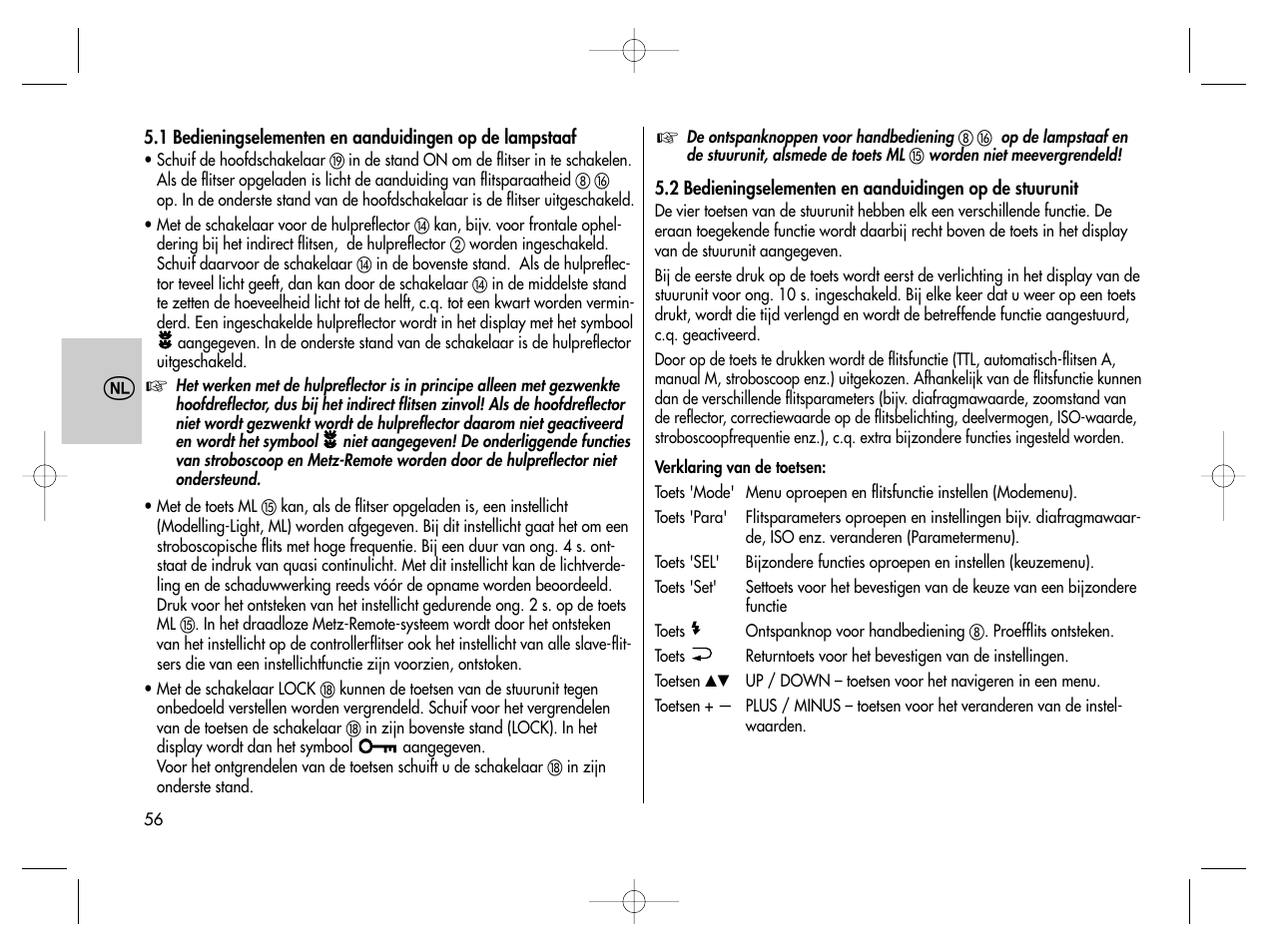 Metz MECABLITZ 76 MZ-5 digital User Manual | Page 56 / 146