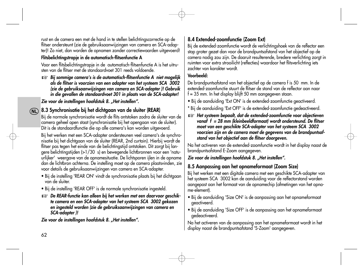 Metz MECABLITZ 76 MZ-5 digital User Manual | Page 62 / 146