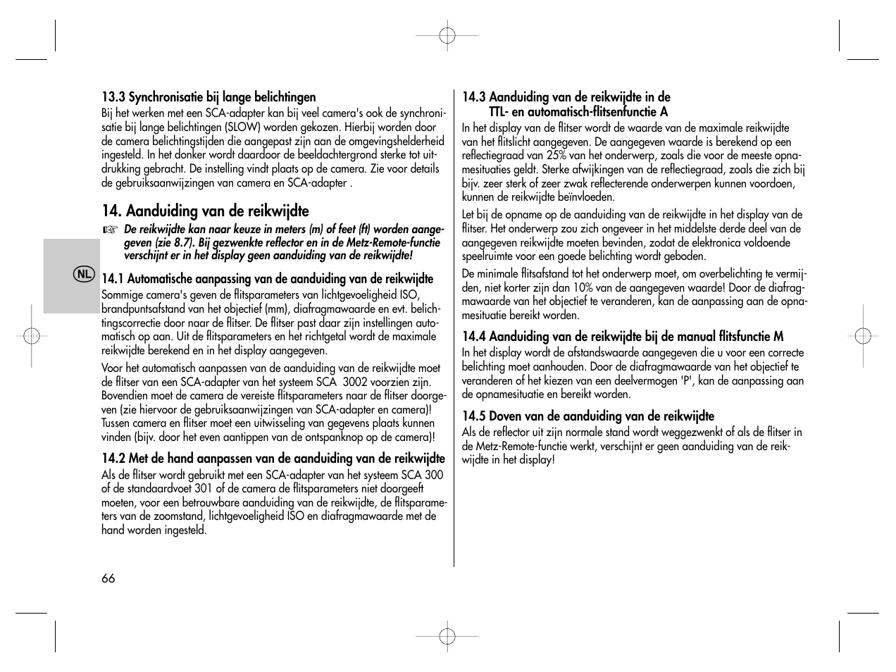 Metz MECABLITZ 76 MZ-5 digital User Manual | Page 66 / 146