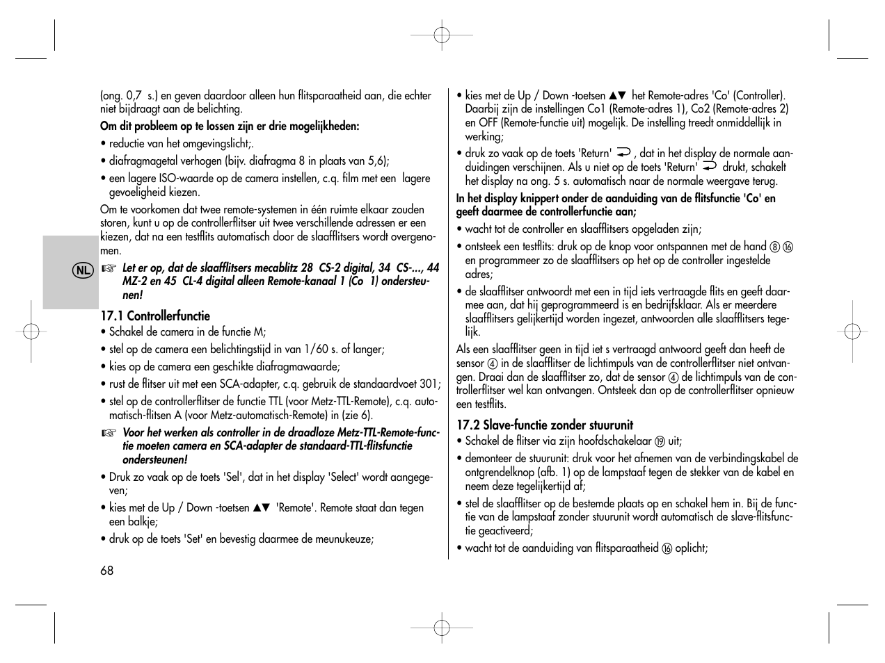 Metz MECABLITZ 76 MZ-5 digital User Manual | Page 68 / 146