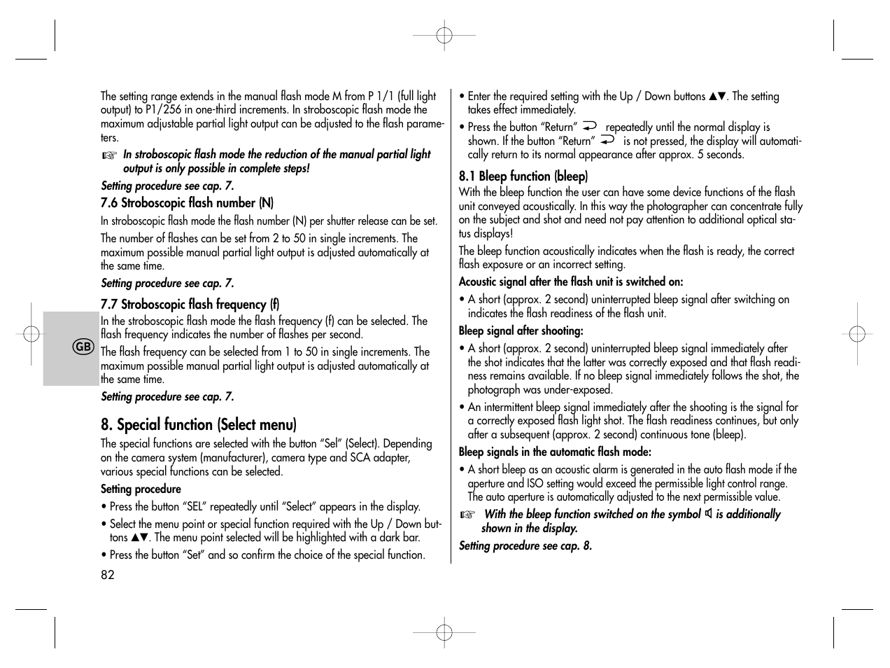 Metz MECABLITZ 76 MZ-5 digital User Manual | Page 82 / 146