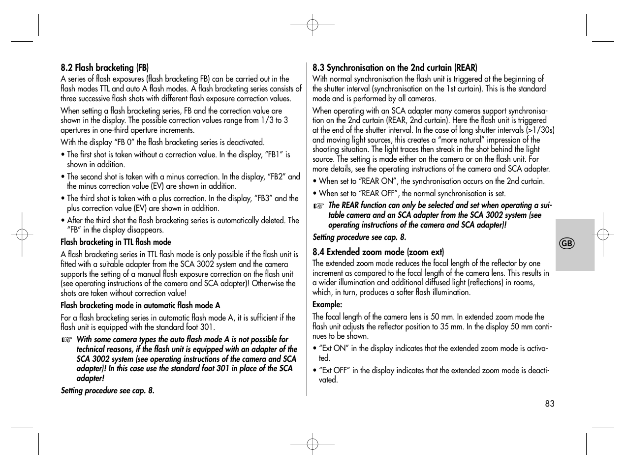 Metz MECABLITZ 76 MZ-5 digital User Manual | Page 83 / 146