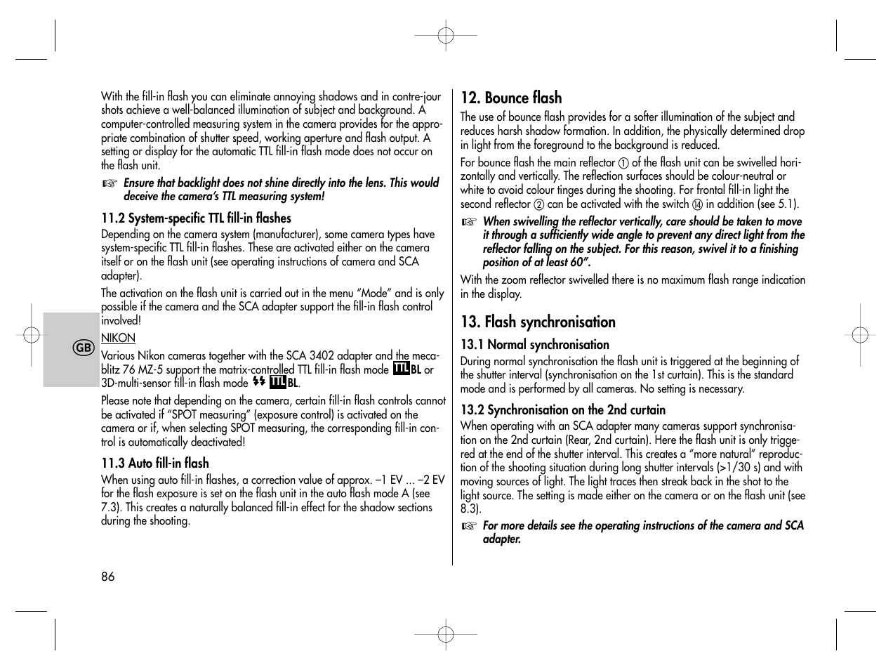 Metz MECABLITZ 76 MZ-5 digital User Manual | Page 86 / 146