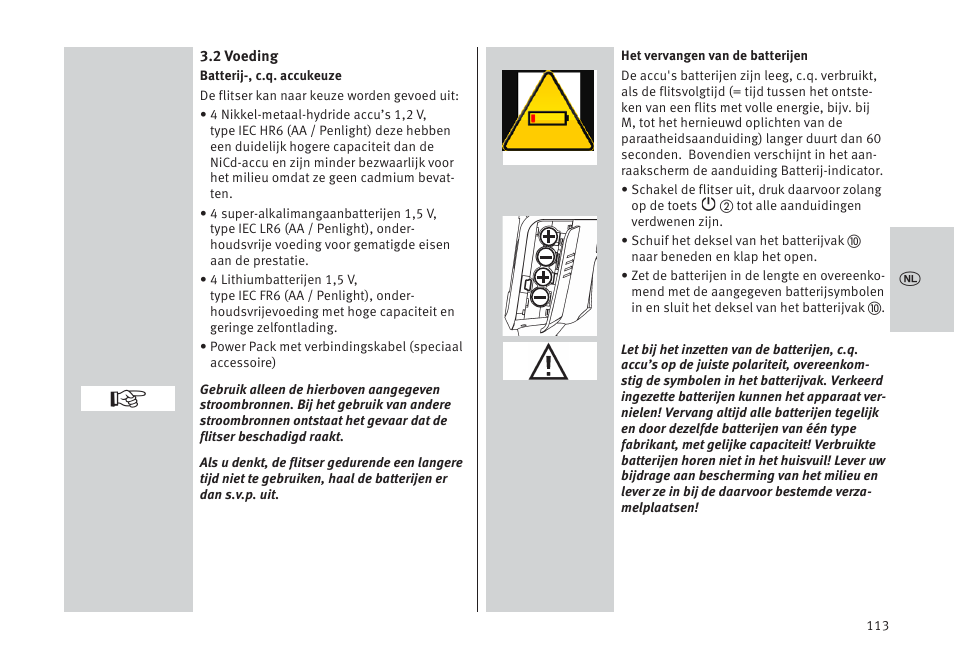 Metz MECABLITZ 64 AF-1 digital Pentax User Manual | Page 113 / 326