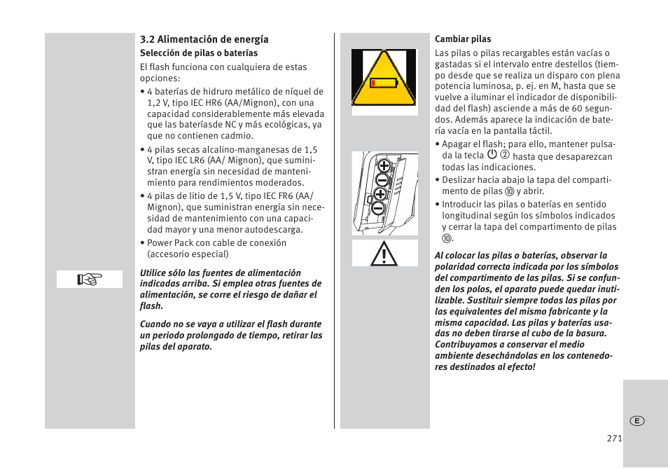 Metz MECABLITZ 64 AF-1 digital Pentax User Manual | Page 271 / 326