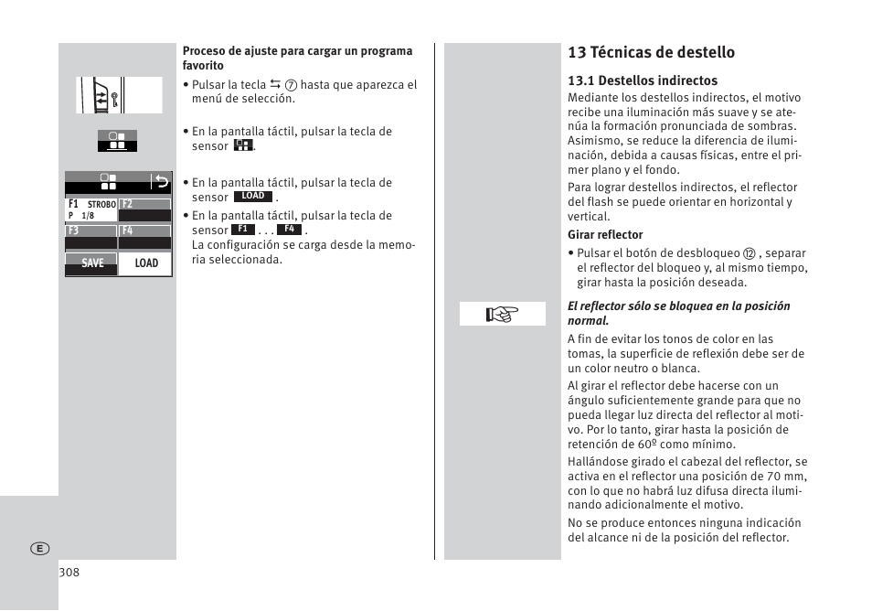 13 técnicas de destello | Metz MECABLITZ 64 AF-1 digital Pentax User Manual | Page 308 / 326