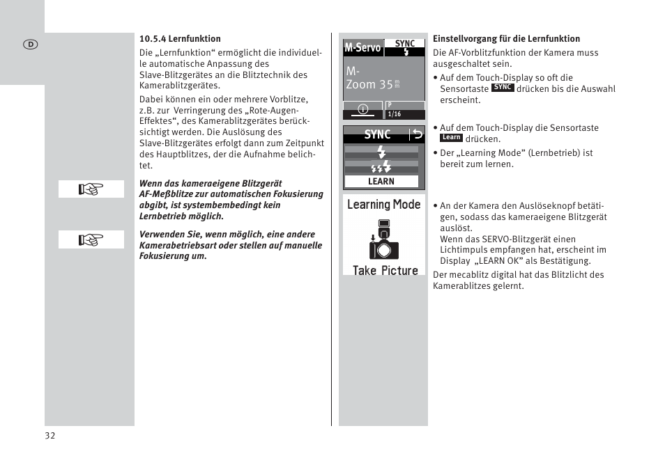 Metz MECABLITZ 64 AF-1 digital Pentax User Manual | Page 32 / 326