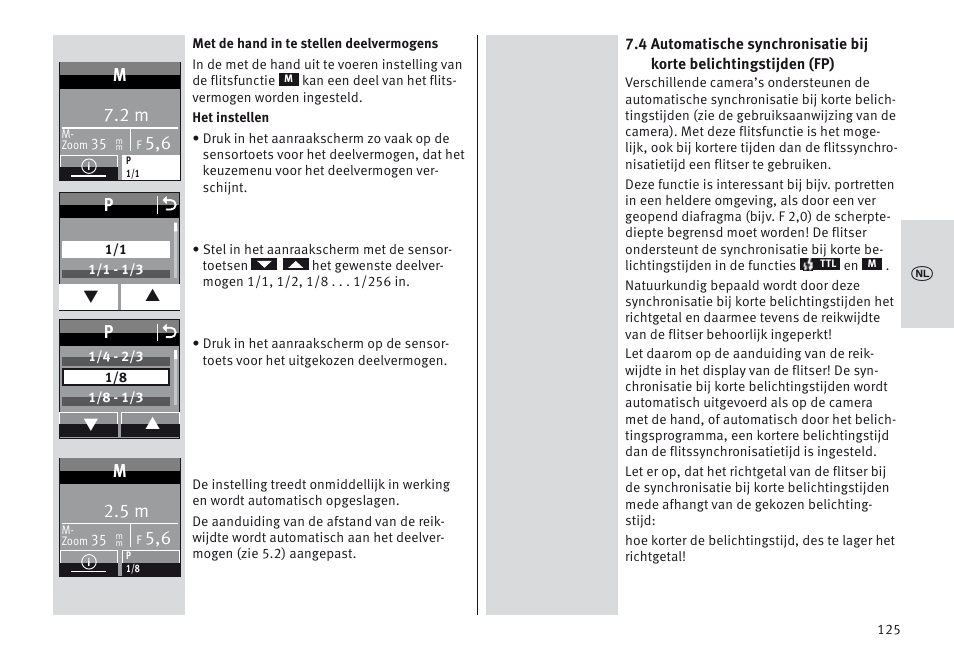 Metz MECABLITZ 64 AF-1 digital Nikon User Manual | Page 125 / 334
