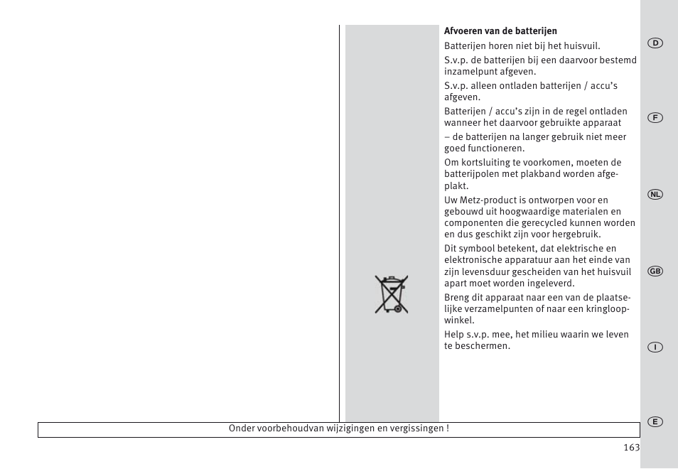 Metz MECABLITZ 64 AF-1 digital Nikon User Manual | Page 163 / 334