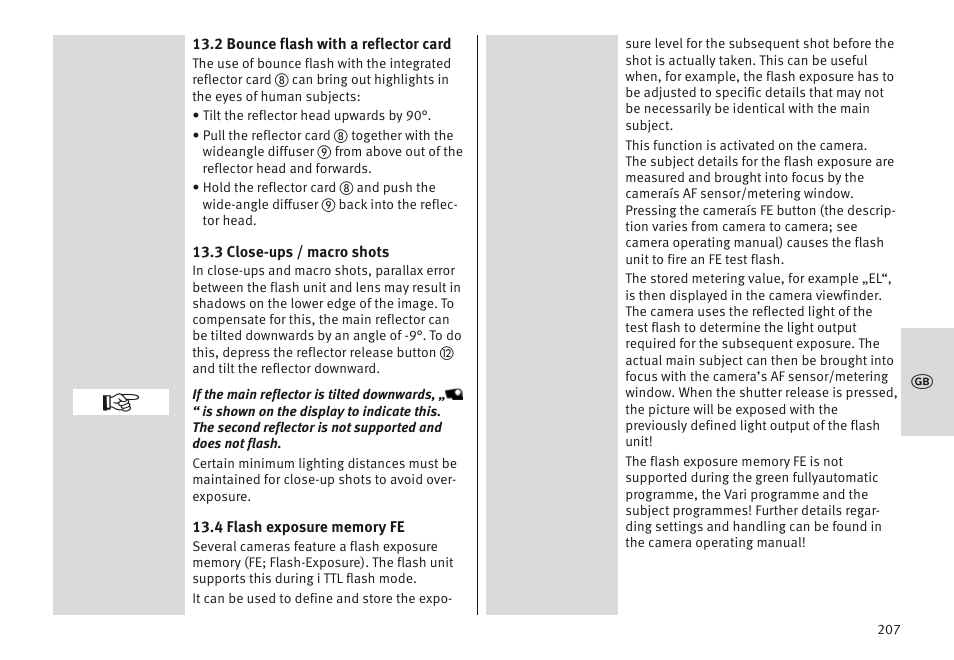 Metz MECABLITZ 64 AF-1 digital Nikon User Manual | Page 207 / 334