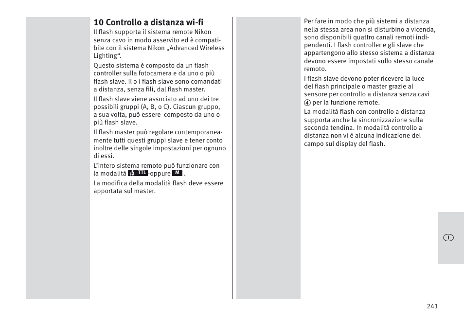 10 controllo a distanza wi-fi | Metz MECABLITZ 64 AF-1 digital Nikon User Manual | Page 241 / 334