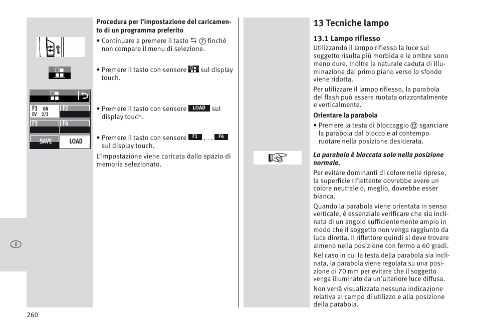 13 tecniche lampo | Metz MECABLITZ 64 AF-1 digital Nikon User Manual | Page 260 / 334