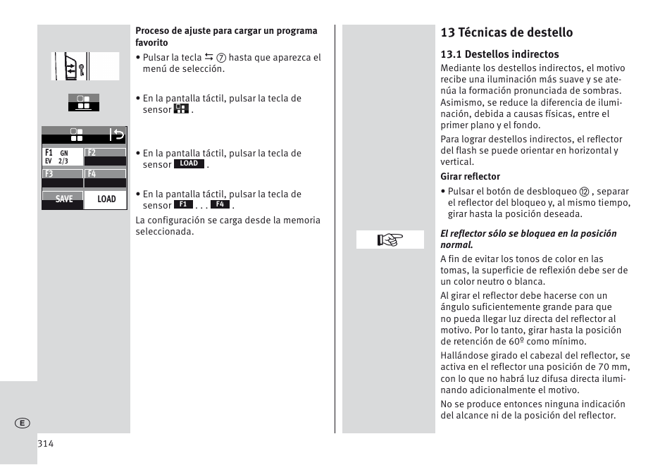 13 técnicas de destello | Metz MECABLITZ 64 AF-1 digital Nikon User Manual | Page 314 / 334