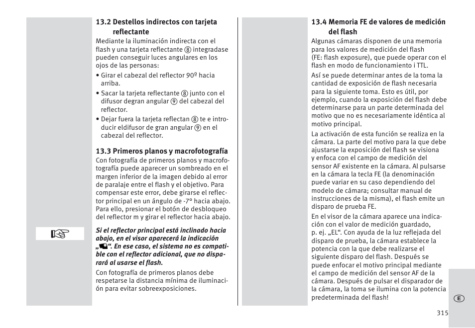 Metz MECABLITZ 64 AF-1 digital Nikon User Manual | Page 315 / 334