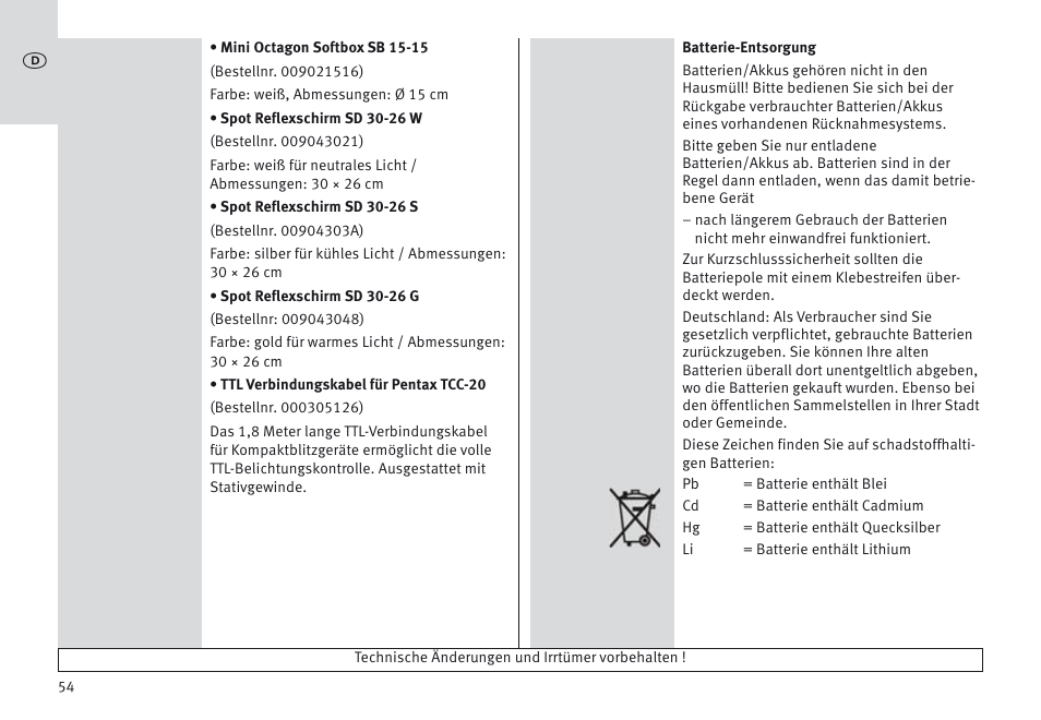 Metz MECABLITZ 64 AF-1 digital Nikon User Manual | Page 54 / 334