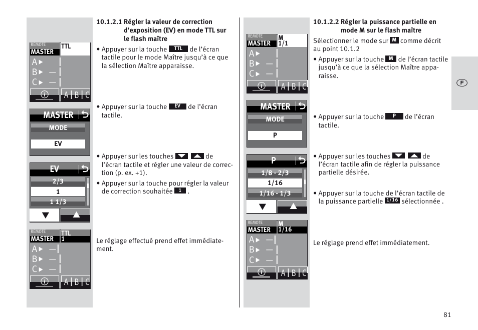 Metz MECABLITZ 64 AF-1 digital Nikon User Manual | Page 81 / 334