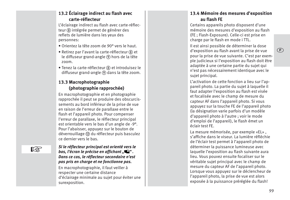 Metz MECABLITZ 64 AF-1 digital Nikon User Manual | Page 99 / 334