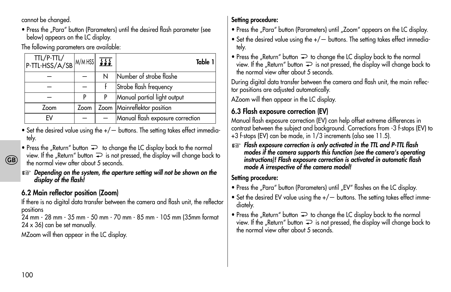 Metz MECABLITZ 58 AF-1 digital Pentax User Manual | Page 100 / 190
