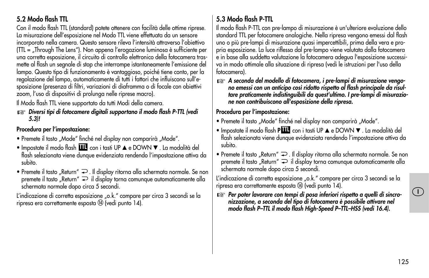Metz MECABLITZ 58 AF-1 digital Pentax User Manual | Page 125 / 190