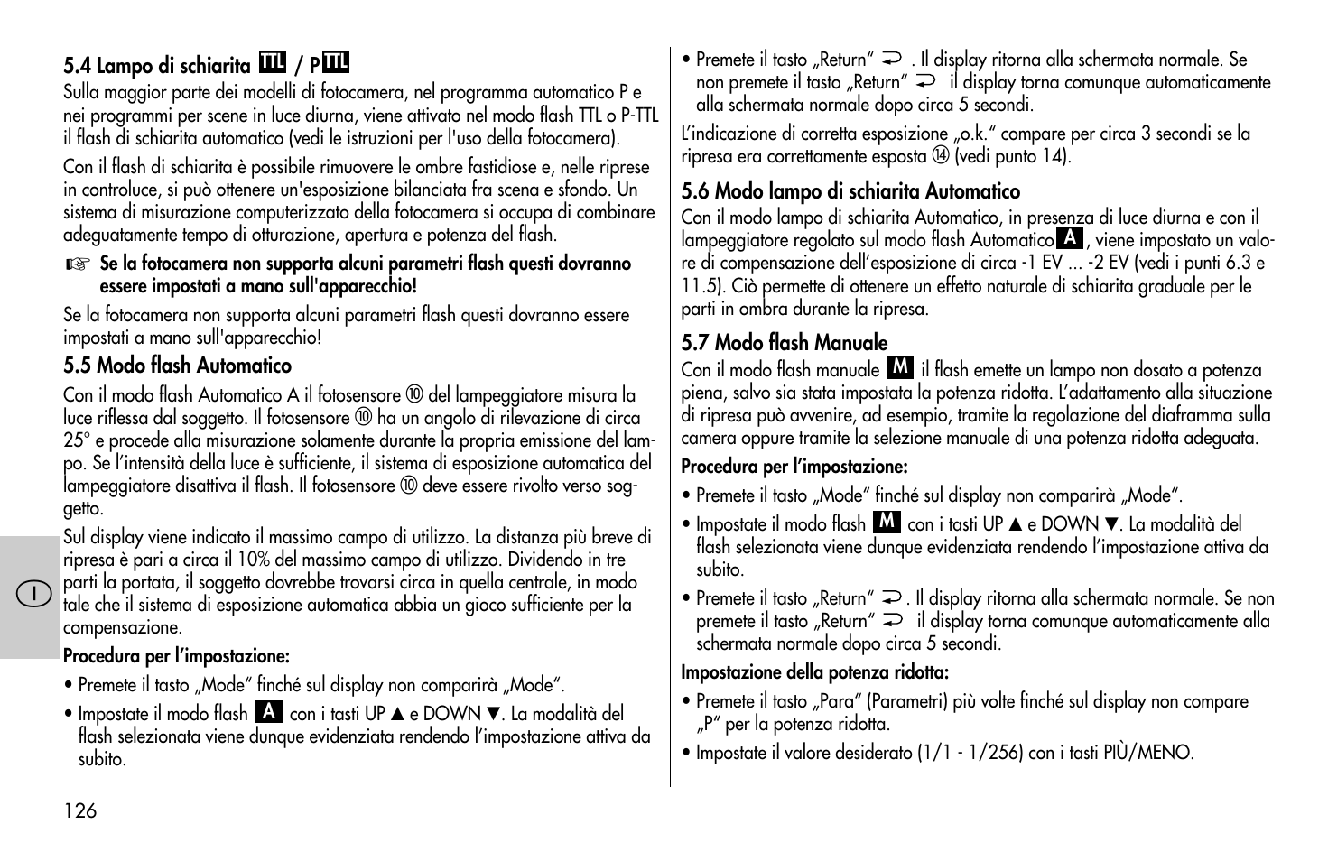 Metz MECABLITZ 58 AF-1 digital Pentax User Manual | Page 126 / 190