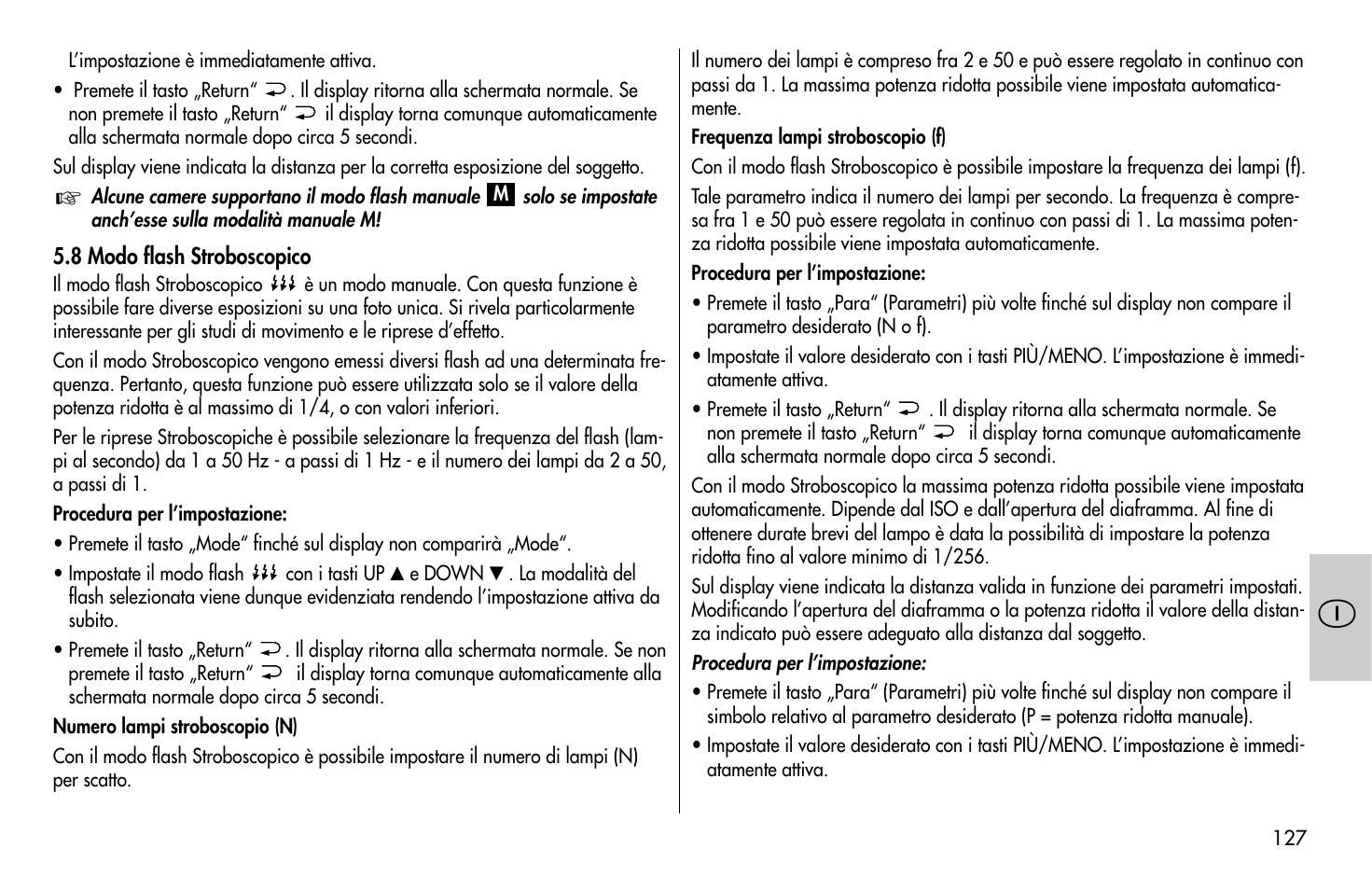 Metz MECABLITZ 58 AF-1 digital Pentax User Manual | Page 127 / 190