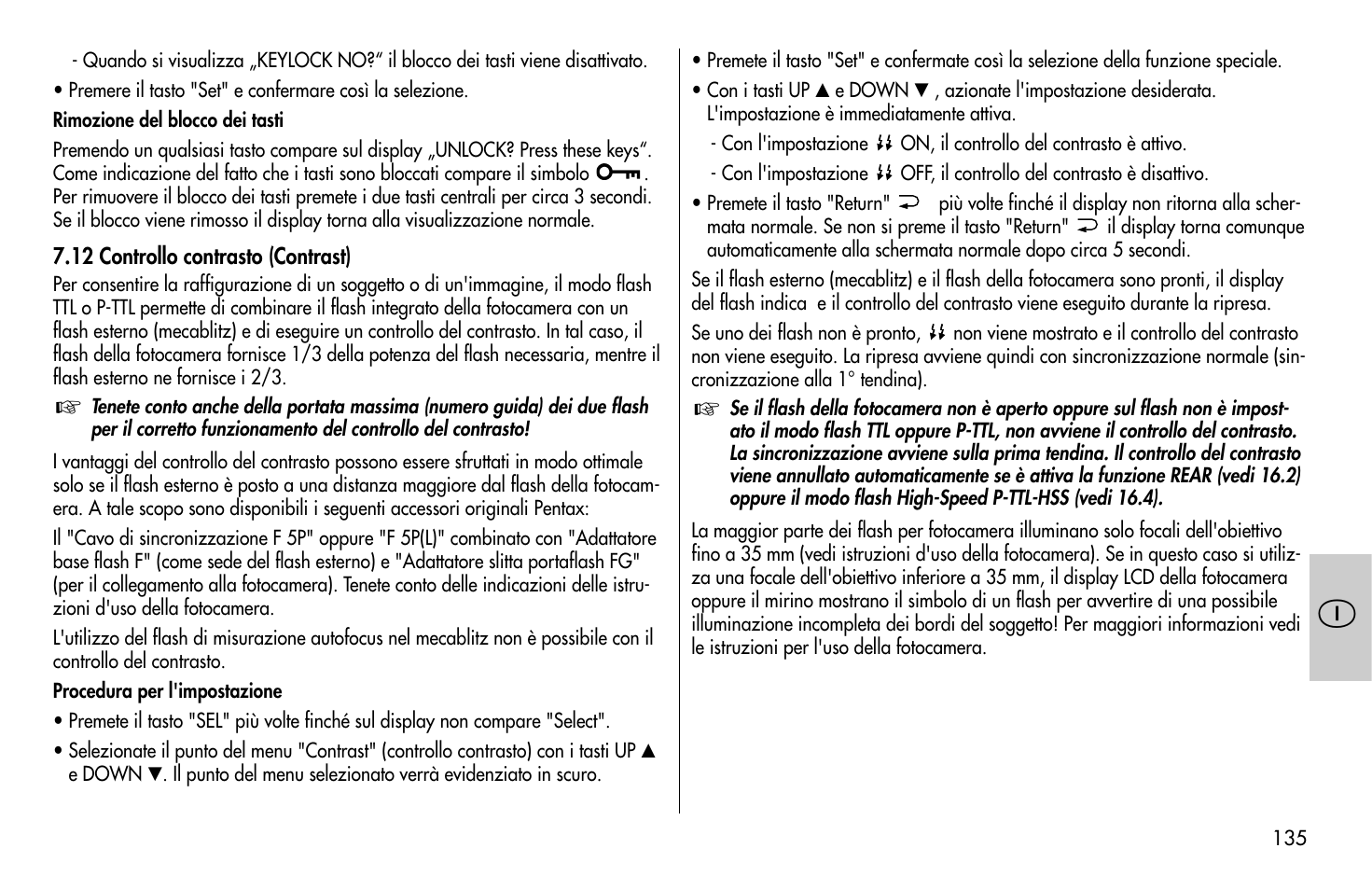 Metz MECABLITZ 58 AF-1 digital Pentax User Manual | Page 135 / 190