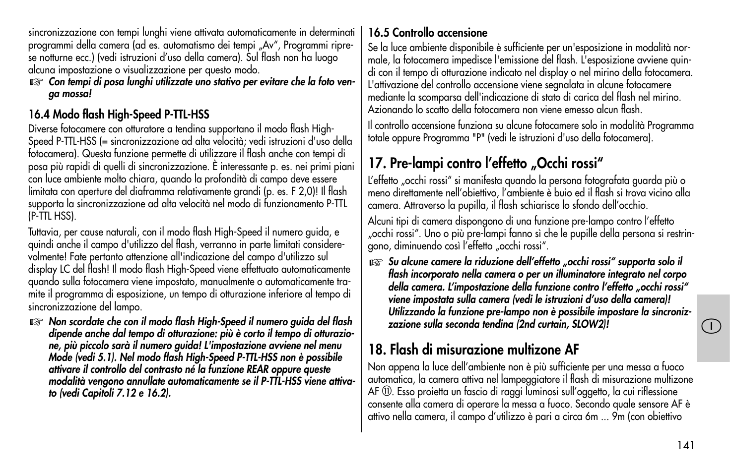 Metz MECABLITZ 58 AF-1 digital Pentax User Manual | Page 141 / 190