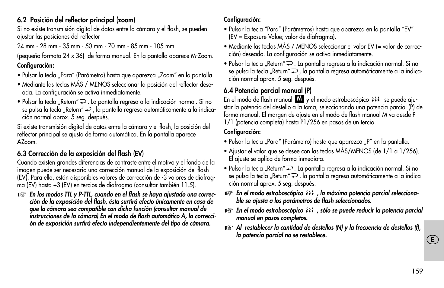 Metz MECABLITZ 58 AF-1 digital Pentax User Manual | Page 159 / 190