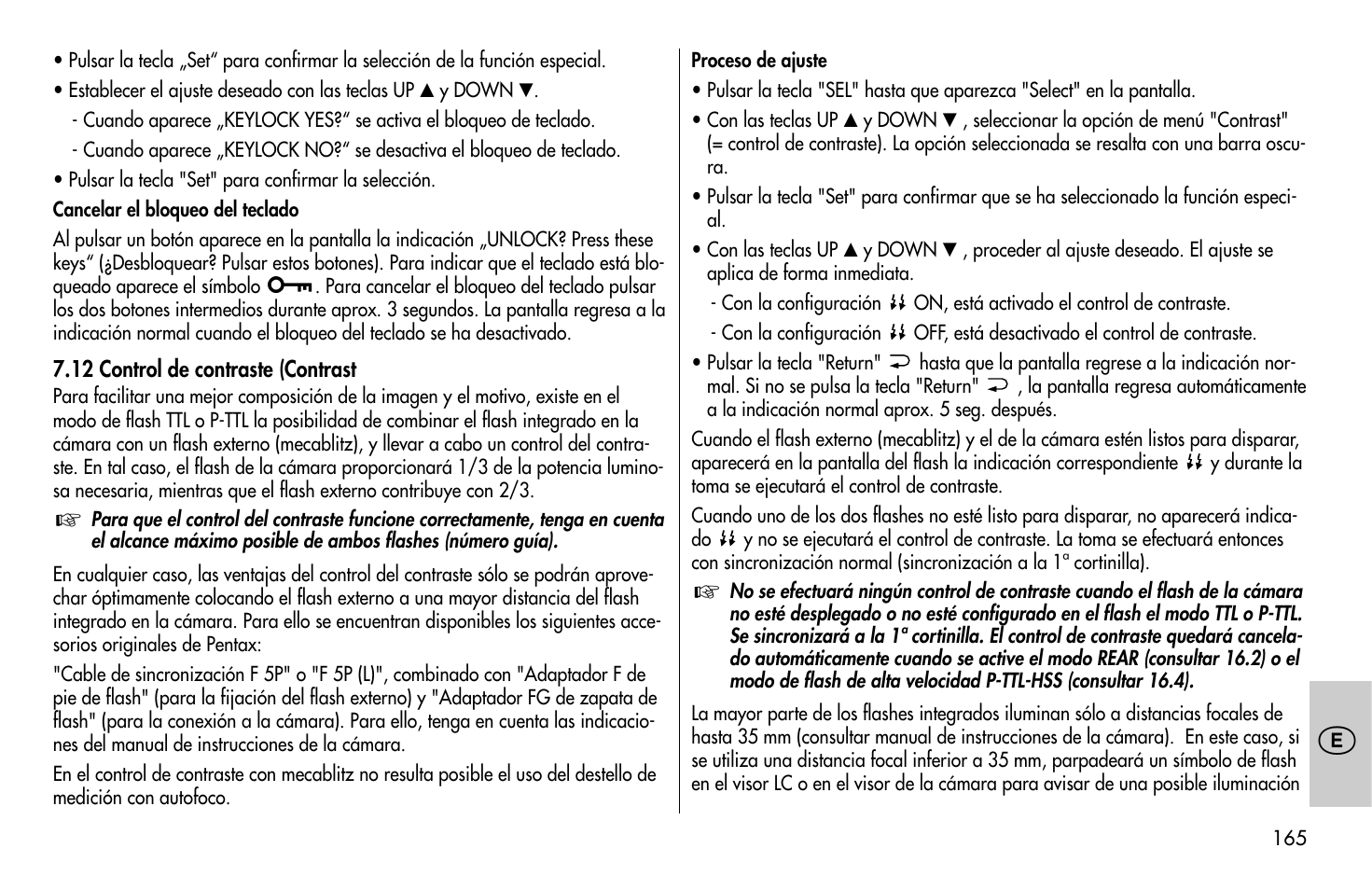 Metz MECABLITZ 58 AF-1 digital Pentax User Manual | Page 165 / 190