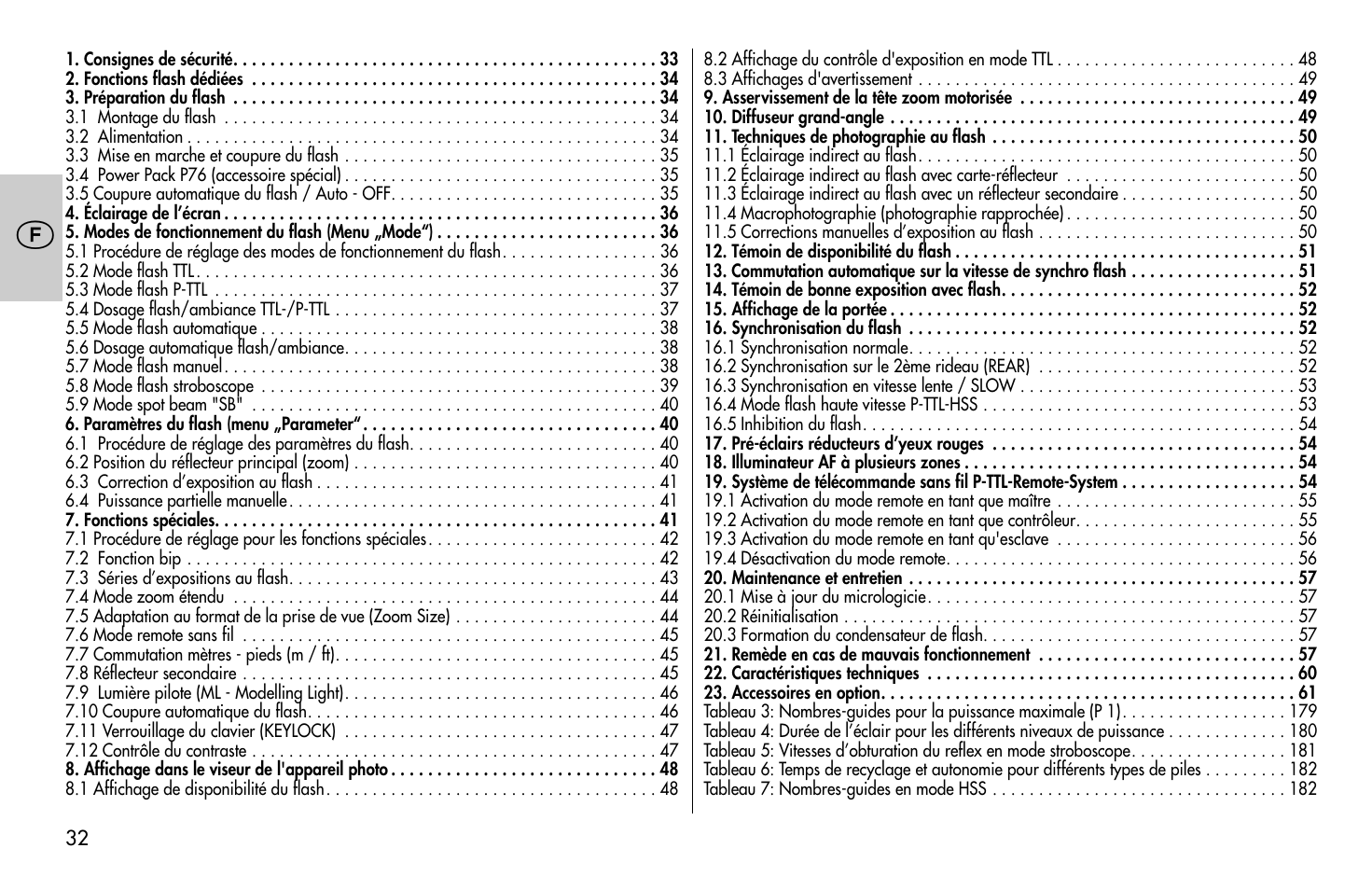 Metz MECABLITZ 58 AF-1 digital Pentax User Manual | Page 32 / 190