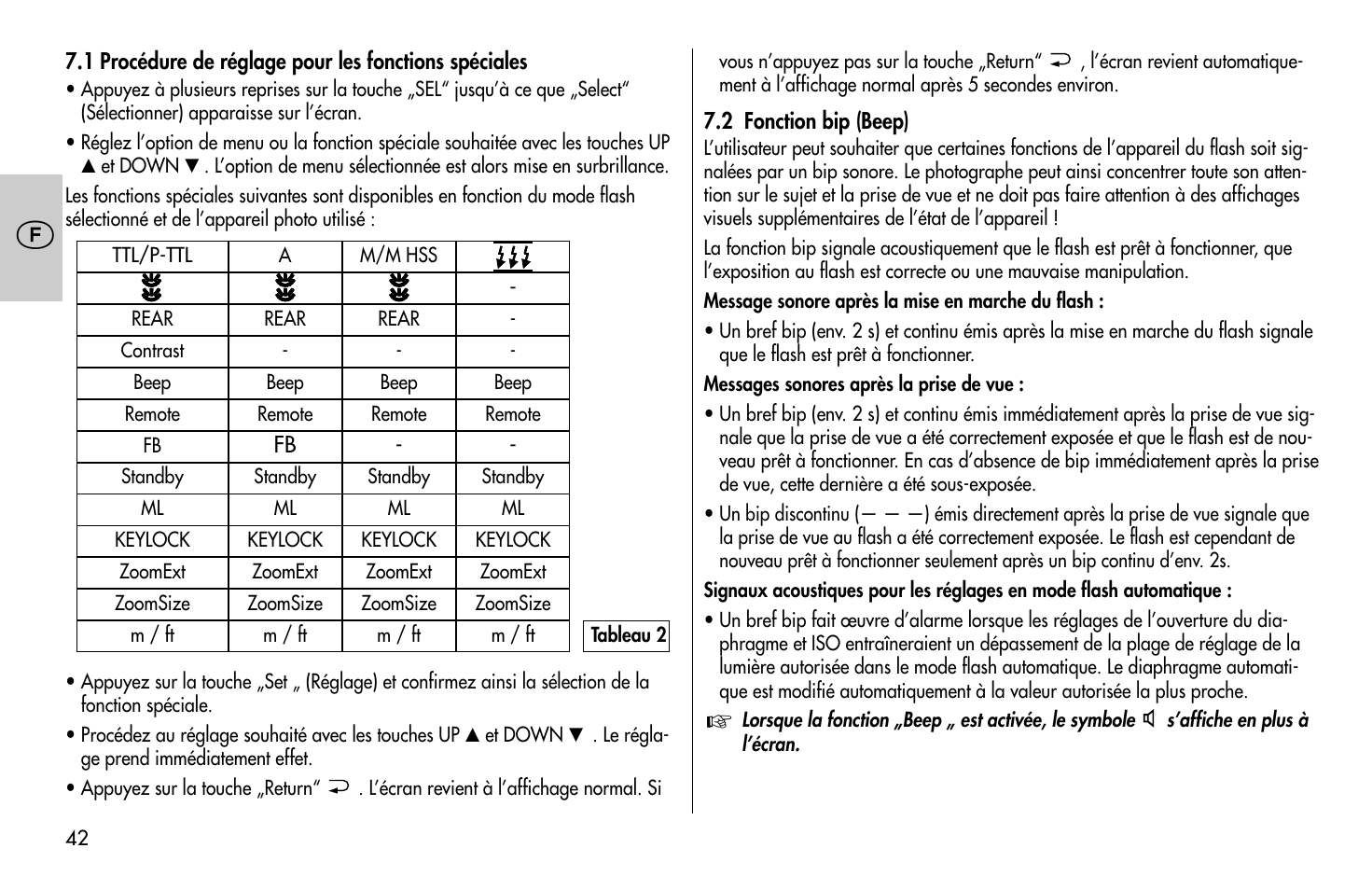 Metz MECABLITZ 58 AF-1 digital Pentax User Manual | Page 42 / 190