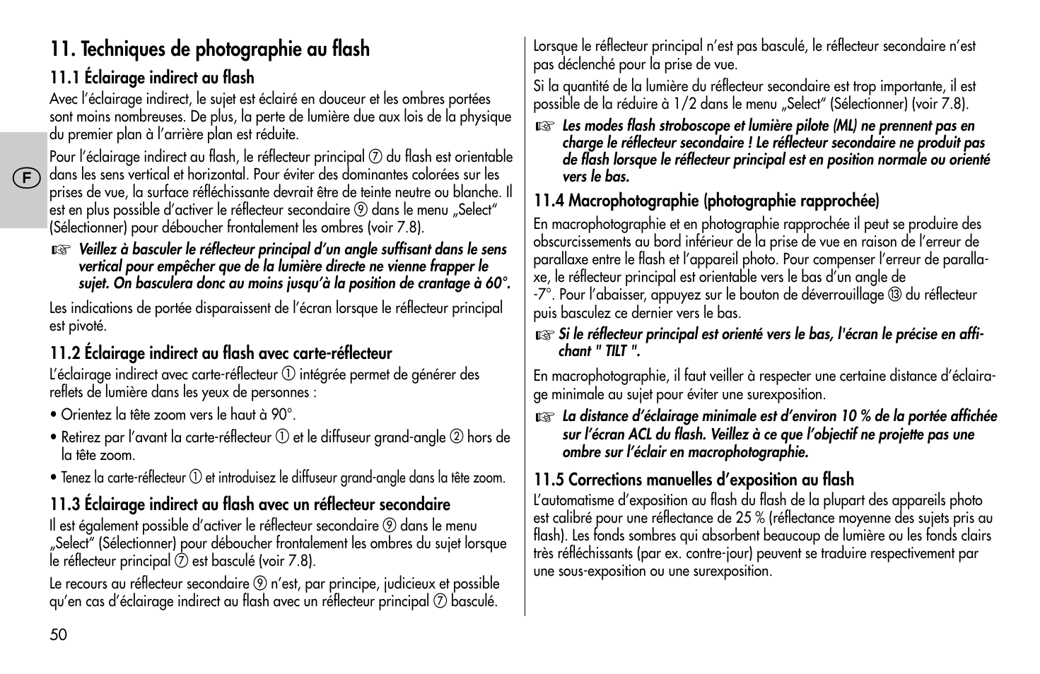 Metz MECABLITZ 58 AF-1 digital Pentax User Manual | Page 50 / 190