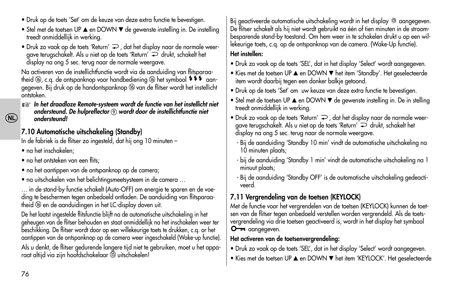 Metz MECABLITZ 58 AF-1 digital Pentax User Manual | Page 76 / 190