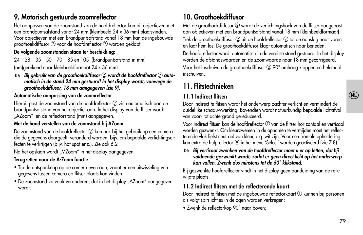 Metz MECABLITZ 58 AF-1 digital Pentax User Manual | Page 79 / 190