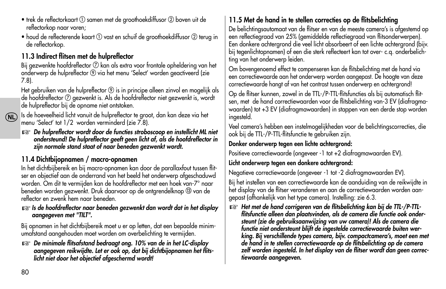 Metz MECABLITZ 58 AF-1 digital Pentax User Manual | Page 80 / 190