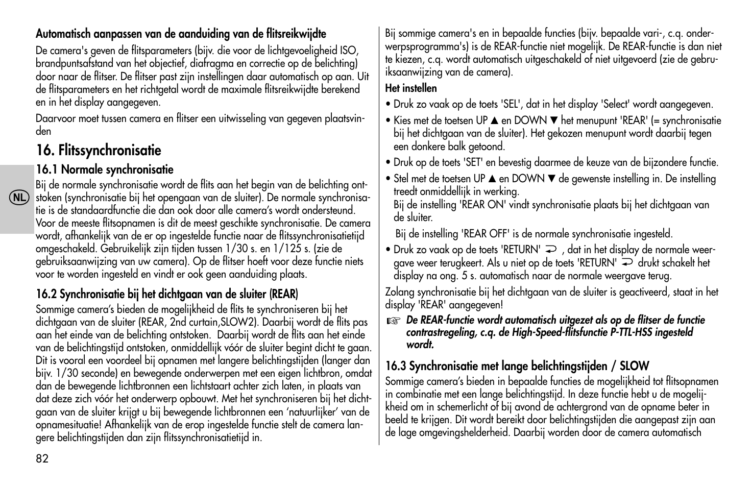 Metz MECABLITZ 58 AF-1 digital Pentax User Manual | Page 82 / 190