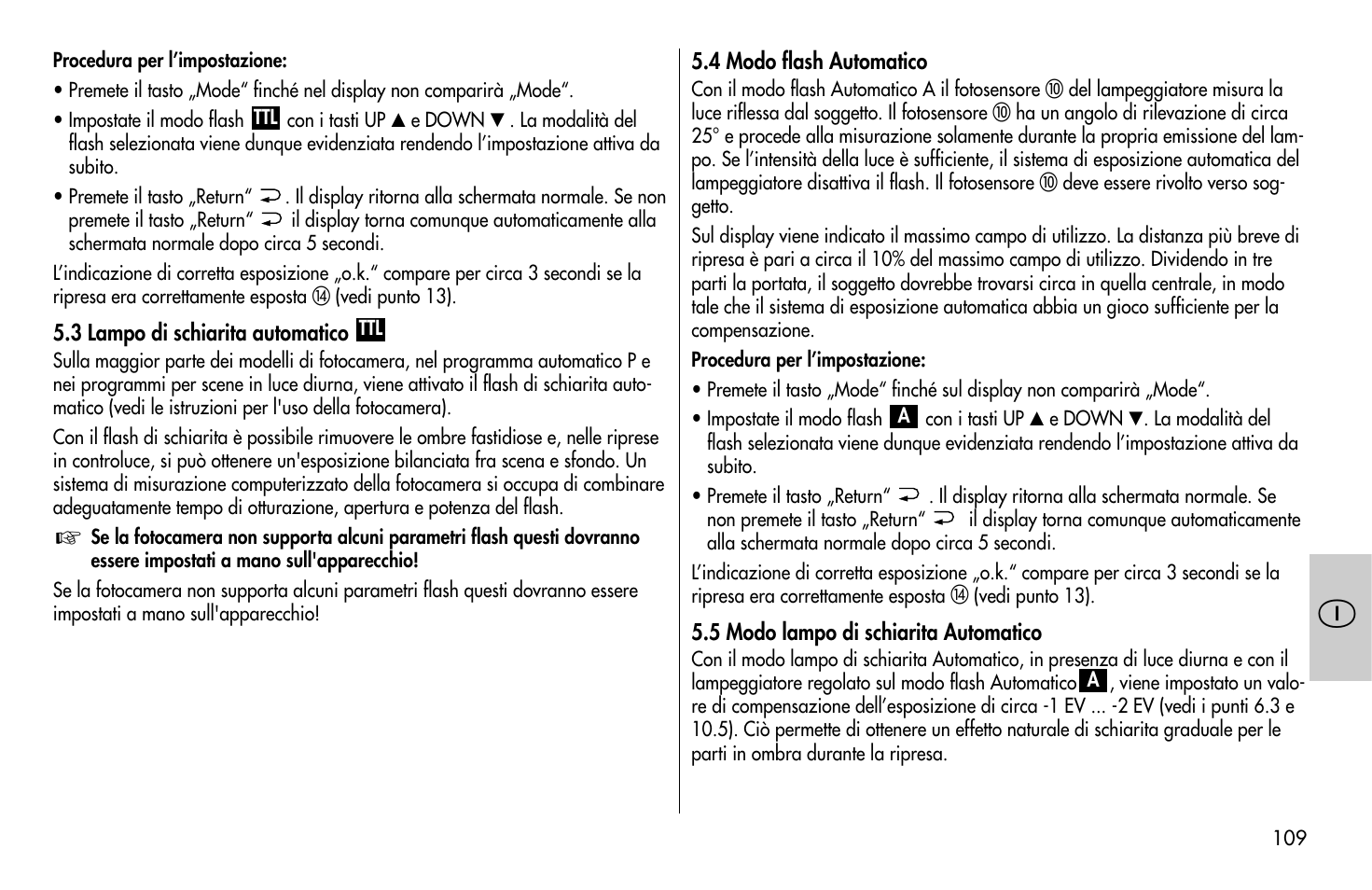 Metz MECABLITZ 58 AF-1 digital Olympus User Manual | Page 109 / 166