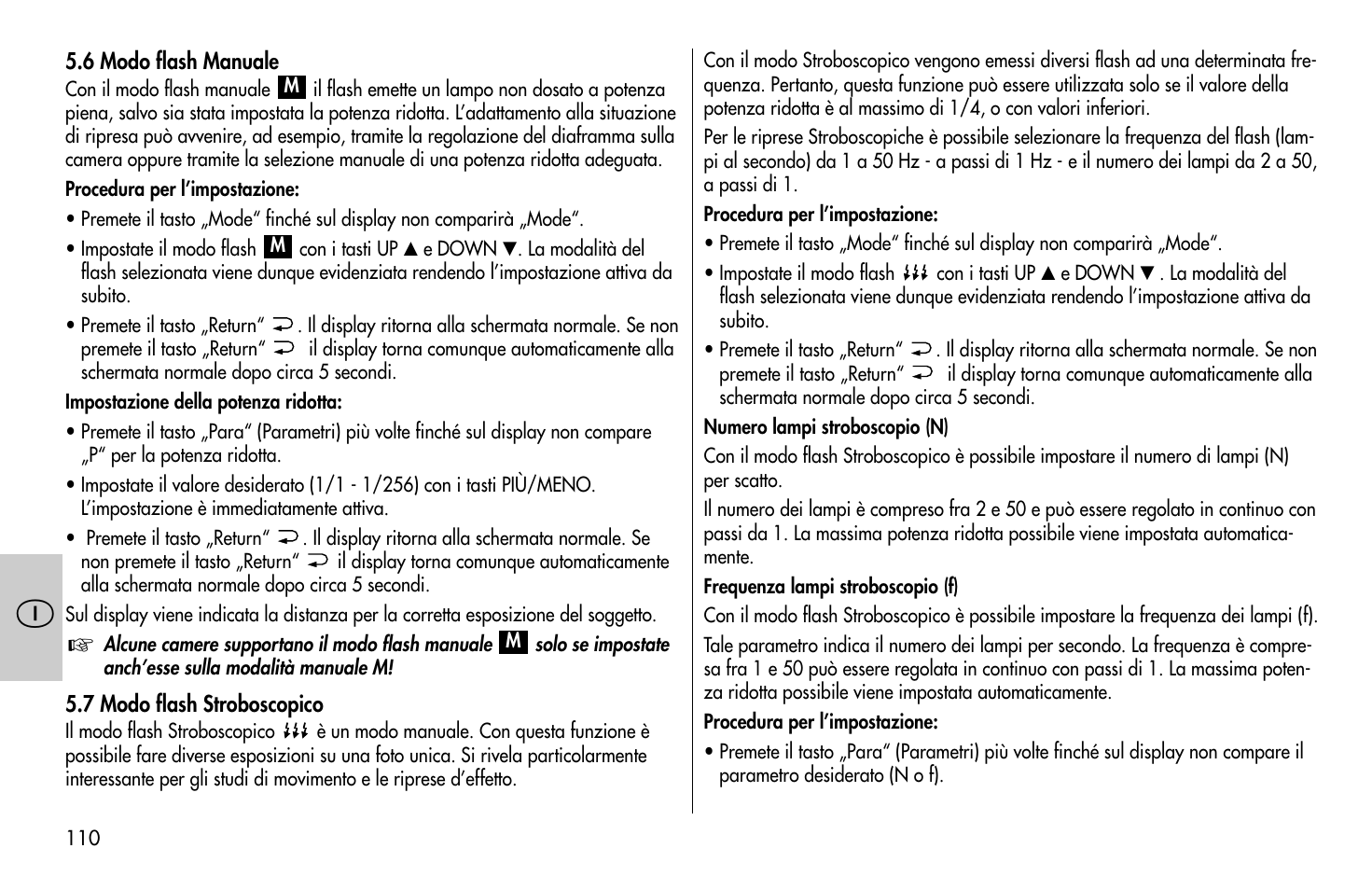 Metz MECABLITZ 58 AF-1 digital Olympus User Manual | Page 110 / 166