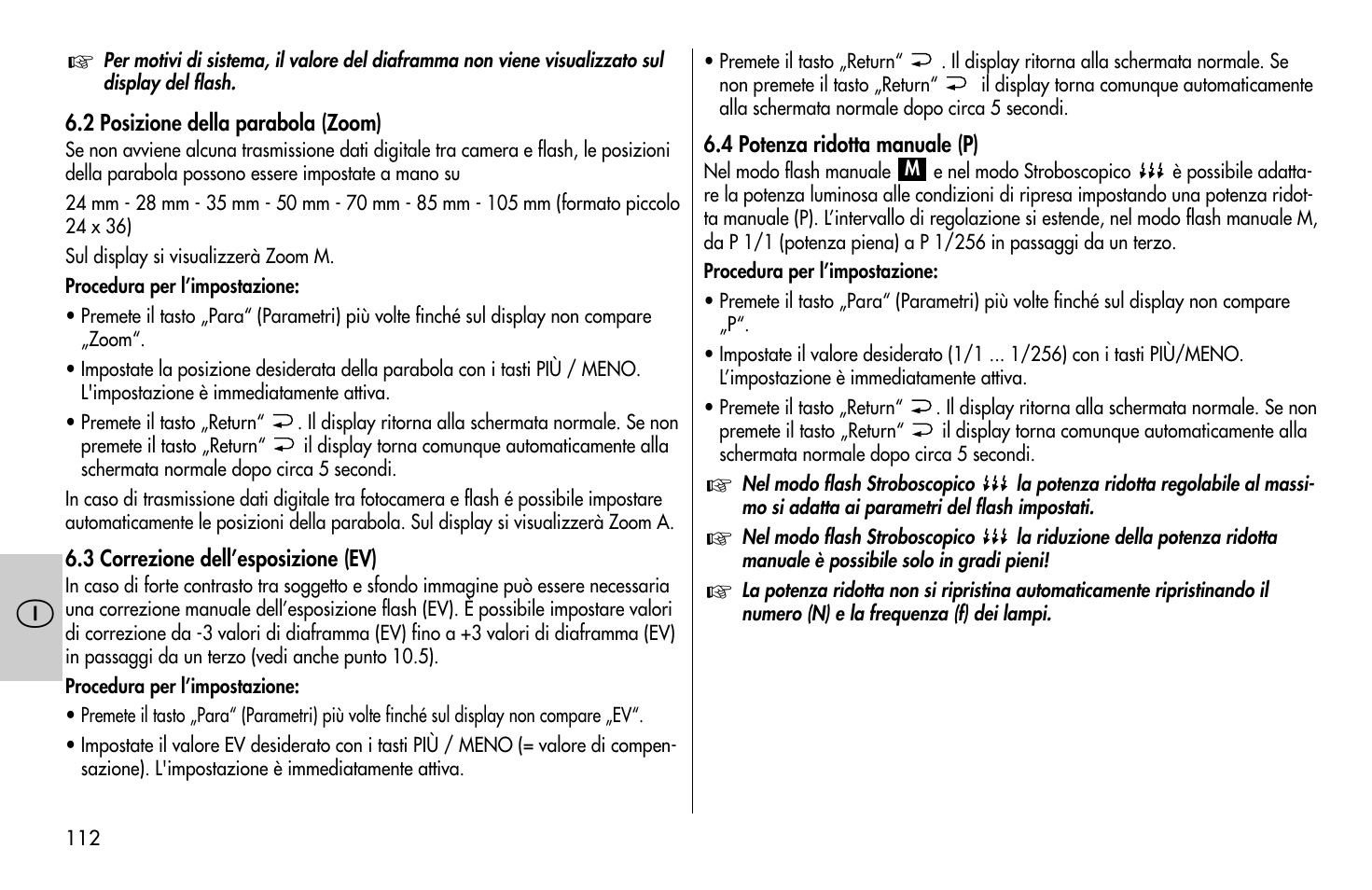 Metz MECABLITZ 58 AF-1 digital Olympus User Manual | Page 112 / 166