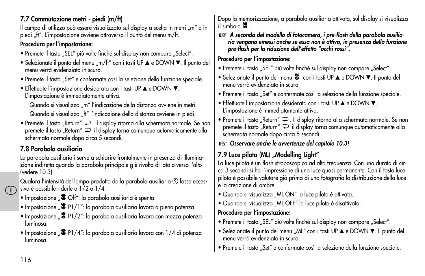 Metz MECABLITZ 58 AF-1 digital Olympus User Manual | Page 116 / 166