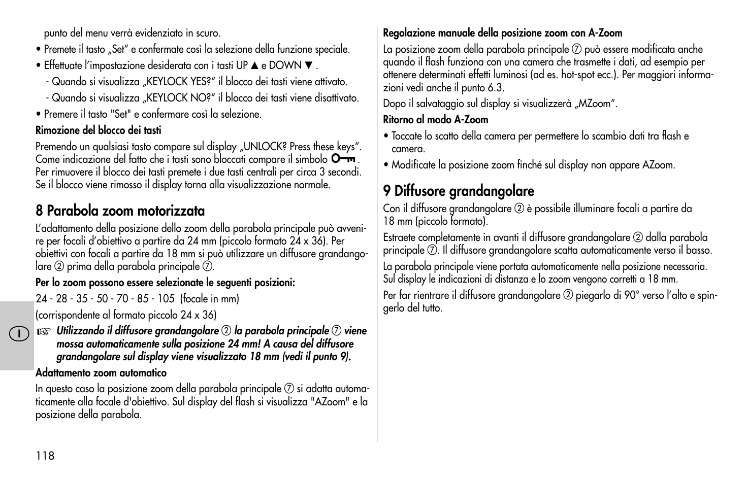 Metz MECABLITZ 58 AF-1 digital Olympus User Manual | Page 118 / 166