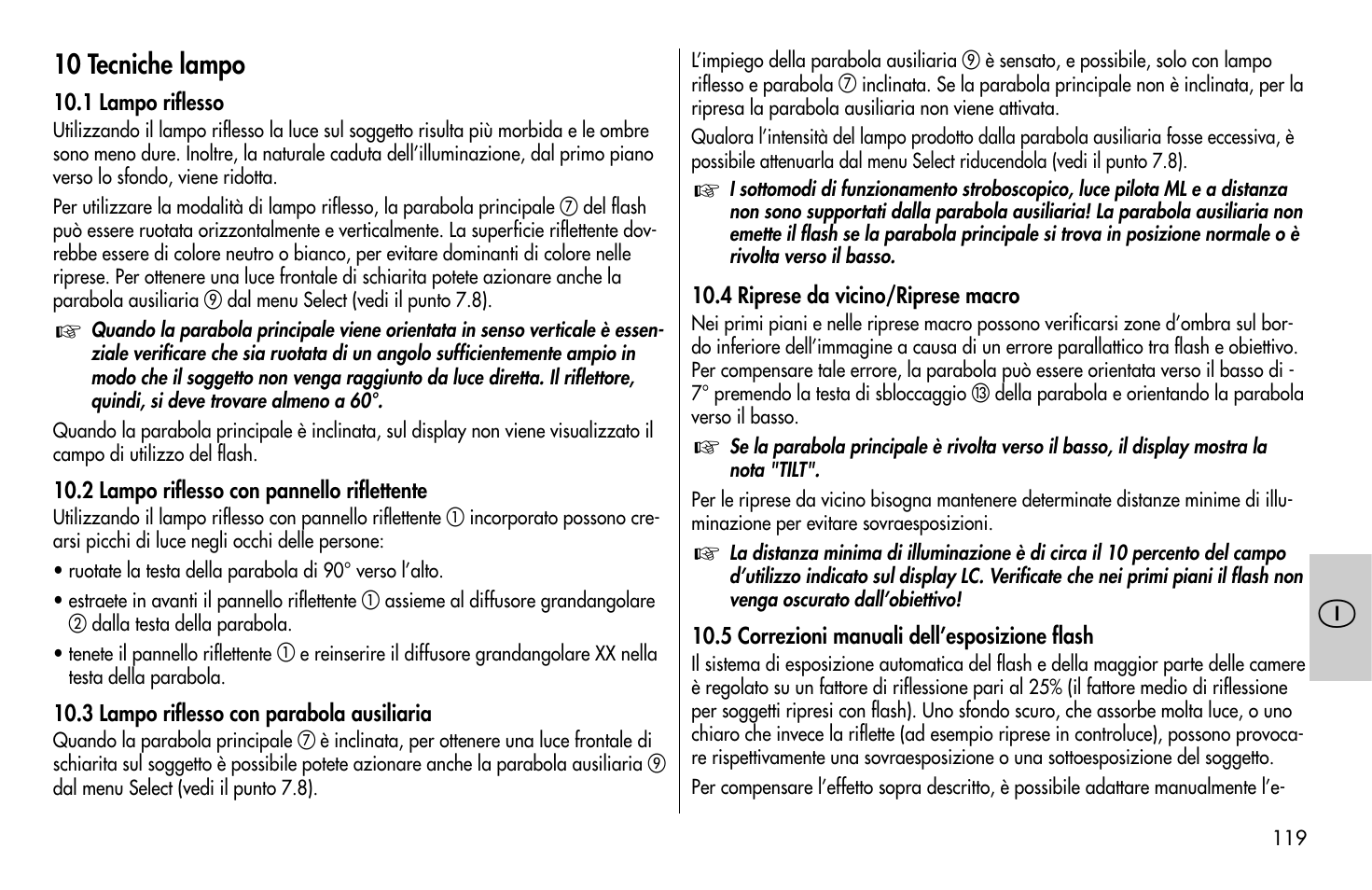 Metz MECABLITZ 58 AF-1 digital Olympus User Manual | Page 119 / 166