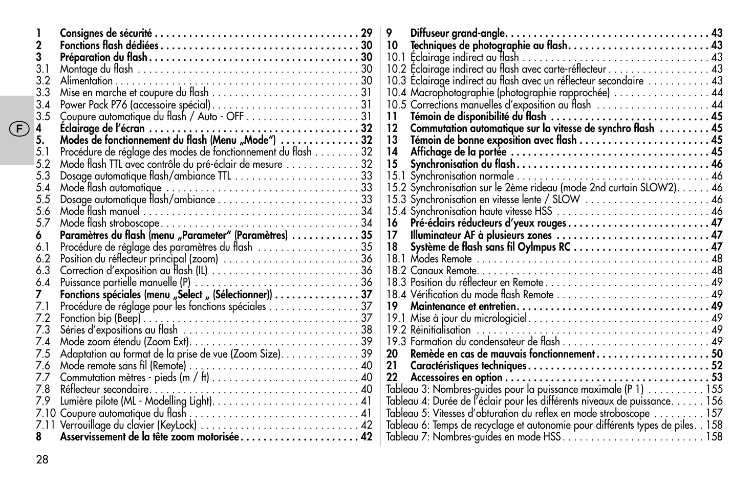 Metz MECABLITZ 58 AF-1 digital Olympus User Manual | Page 28 / 166